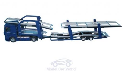 Diecast model cars Mercedes Actros Base 2 blue Mercurio France Autotransporter 1/43 Eligor