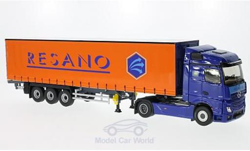 Diecast model cars Mercedes Actros Streamspace 2 Streampace Resano Gardinenplanen-SZ 1/43 Eligor