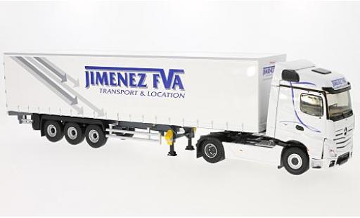 Diecast model cars Mercedes Actros Base 2 Tautliner Jimenez 1/43 Eligor
