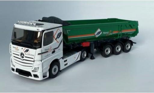 Diecast model cars Mercedes Actros Base 5 FD TransLoc Muldenkippersattelzug 1/43 Eligor