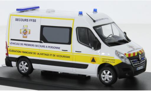 Diecast model cars Renault Master Kasten van Premiers Secours FFSS 2014 1/43 Eligor