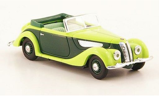 EMW 327 Cabriolet 1/87 Busch Convertible green/green CMD-Ausfuhrung diecast model cars