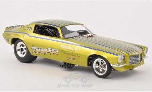 Diecast model cars Chevrolet Camaro course Funny Car The Fighting Irish NHRA 1971 1/18 Ertl