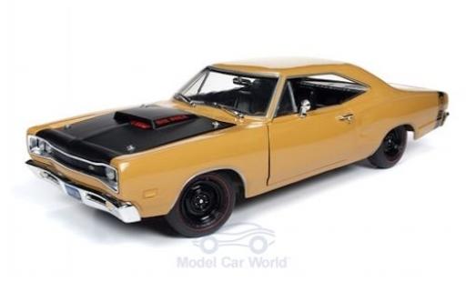 Diecast model cars Dodge Coronet Super Bee beige/black 1969 1/18 Ertl