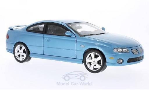 Diecast model cars Pontiac GTO 2004 metallic blue 1/18 Ertl