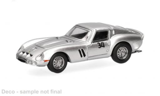 Diecast model cars Ferrari 250 GTO silver 1/87 Micro City 87
