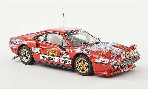 Ferrari 308 GTB 1/43 Best No.1 Rally di Spagna 1984 /Osona diecast model cars