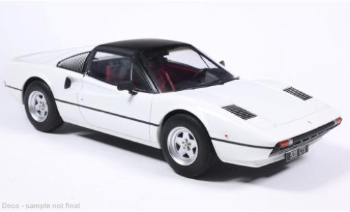 Diecast model cars Ferrari 308 GTS white 1977 1/18 MCG