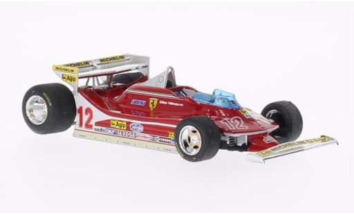 Ferrari 312 T4 1/43 Brumm No.12 GP Monaco 1979 diecast model cars