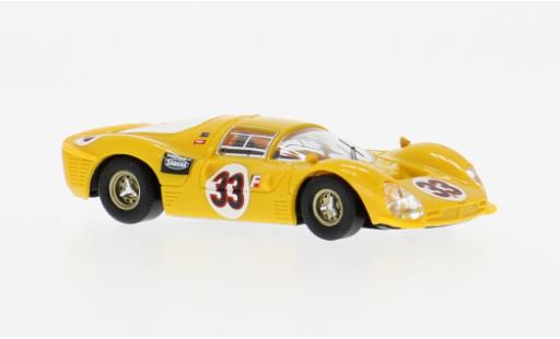 Diecast model cars Ferrari 330 Coupe P3 Daytona 1967 #33 W.Mairesse/J.Blaton 1/87 Brekina