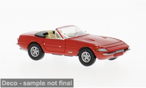 Diecast model cars Ferrari 365 GTS/4 Daytona Spider red 1971 1/87 Brekina