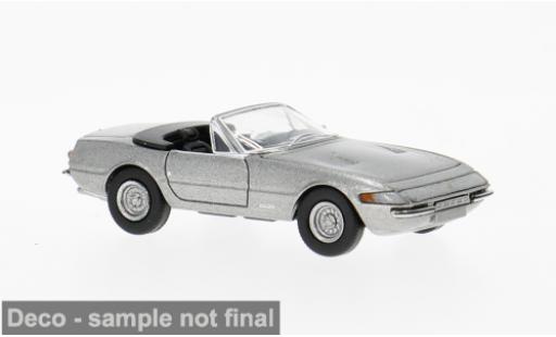 Diecast model cars Ferrari 365 GTS/4 Daytona Spider silver 1971 1/87 Brekina
