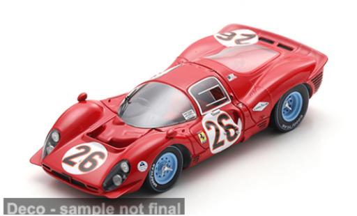 Diecast model cars Ferrari 412 course P 24h Daytona 1967 #26 P.Rodriguez/J.Guichet 1/43 Look Smart