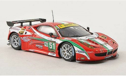 Ferrari 458 Italia GT2 1/43 Fujimi No.51 AF Corse 24h Le Mans 2013 /M.Malucelli diecast model cars