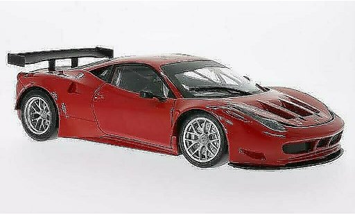Ferrari 458 Italia GT2 1/18 Hot Wheels red diecast model cars