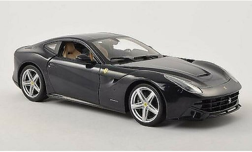 Ferrari F12 Berlinetta 1/18 Hot Wheels 2 Saloon blue diecast model cars