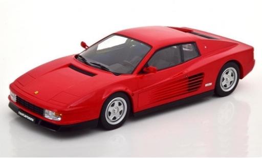 Diecast model cars Ferrari Testarossa Coupe red 1986 1/18 KK Scale