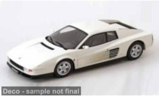 Diecast model cars Ferrari Testarossa Coupe white 1986 1/18 KK Scale