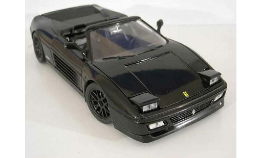 Ferrari 348 Spider 1/18 Mira tuning noir diecast model cars