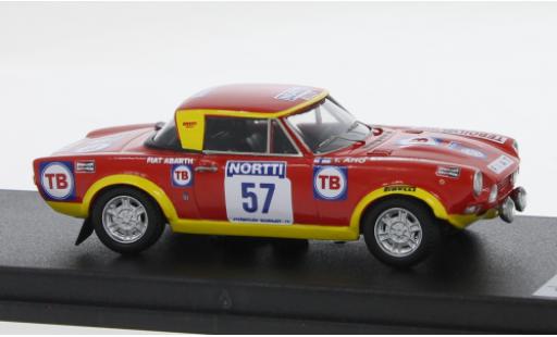 Diecast model cars Fiat 124 Abarth Rally Rally WM 1000 Lakes Rally 1974 M.Oksala/T.Aho 1/43 Trofeu