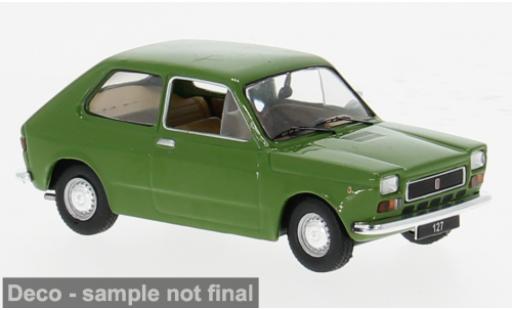 Diecast model cars Fiat 127 Berlina green 1/43 IXO