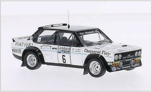 Fiat 131 Abarth 1/43 Trofeu No.6 Chequered Flag RAC Rally 1977 /H.Liddon diecast model cars
