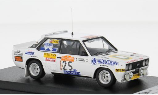 Diecast model cars Fiat 131 Abarth Rally San Remo 1980 #25 T.Tognana/S.Cresto 1/43 Trofeu