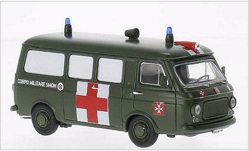 Fiat 238 Ambulanza 1/43 Rio Militarambulanz S.M.O.M.Sovrano Militare Ordine di Malta diecast model cars