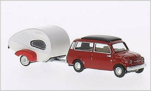 Fiat 500 Giardiniera 1/87 Schuco Giardinera red diecast model cars