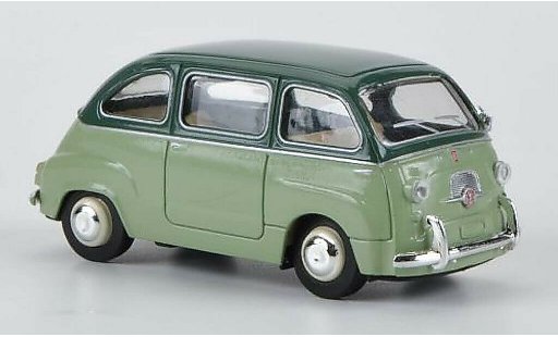Fiat 600 Multipla 1/87 Brekina green/green diecast model cars