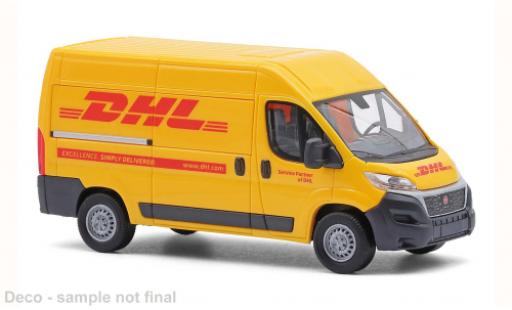 Diecast model cars Fiat Ducato Bus van 2014 DHL 1/87 Busch