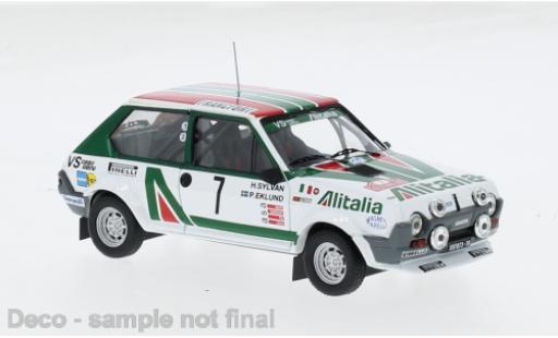 Diecast model cars Fiat Ritmo Abarth 75 Abart #7 1/43 IXO