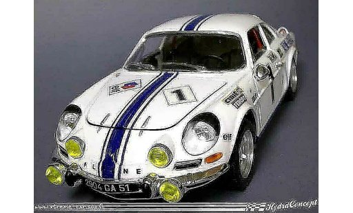 Alpine A110 rallye 1/18 Burago monte carlo historique 2007 diecast model cars