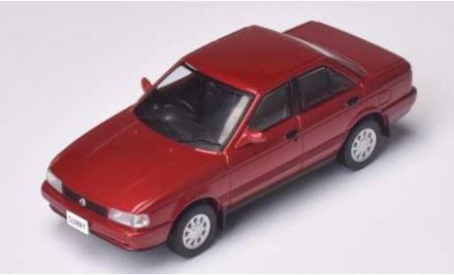Diecast model cars Nissan Sunny B13 () metallise red RHD 1990 1/43 First 43 Models