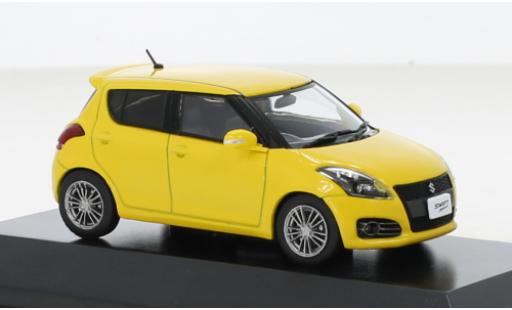 Diecast model cars Suzuki Swift Sport yellow RHD 2012 1/43 First 43 Models