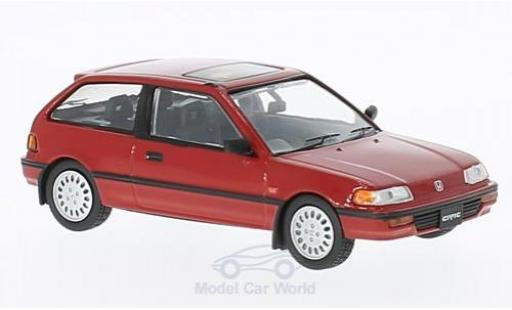 Diecast model cars Honda Civic Base red RHD 1987 1/43 First 43 Models