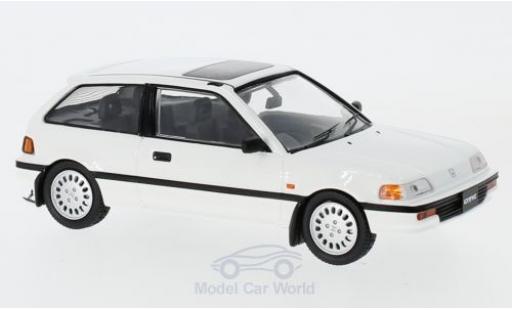 Diecast model cars Honda Civic Base white RHD 1987 1/43 First 43 Models