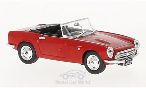Diecast model cars Honda S800 Roadster red RHD 1966 open 1/43 First 43 Models