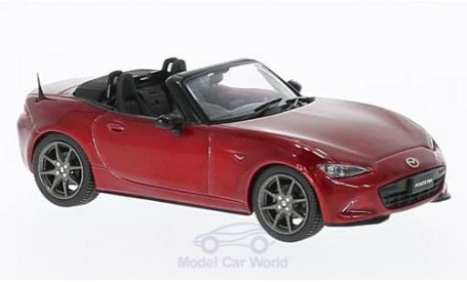 Diecast model cars Mazda MX-5 Roadster -5 metallic red RHD 2015 1/43 First 43 Models
