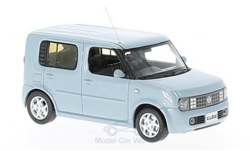 Diecast model cars Nissan Cube Base blue RHD 2003 1/43 First 43 Models