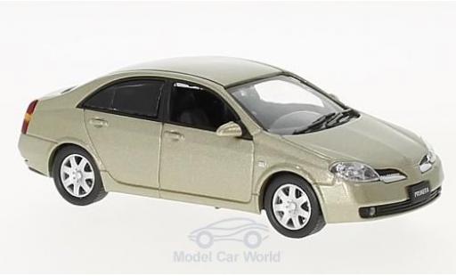 Diecast model cars Nissan Primera Base gold RHD 2001 1/43 First 43 Models