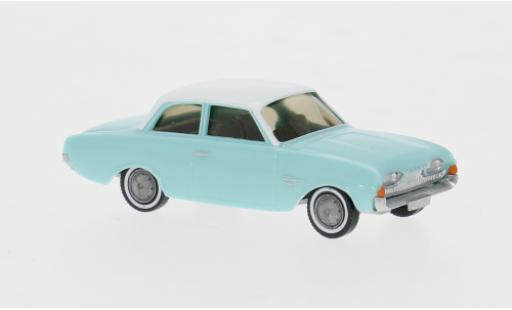 Diecast model cars Ford 17M 17M blue/white 1960 1/87 Wiking