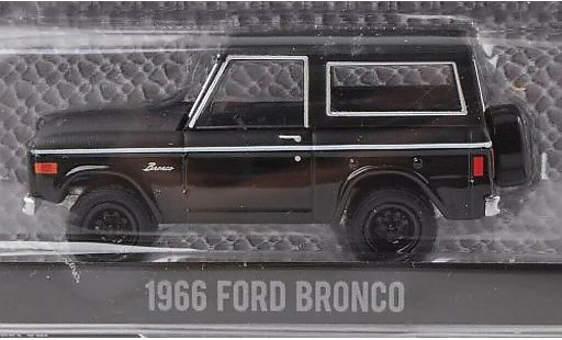 Ford Bronco Wagon 1/64 Greenlight black/matt-black 1966 diecast model cars