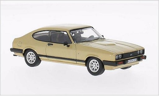 Ford Capri Ghia 3.0 1/43 Vanguards Mk3 gold diecast model cars