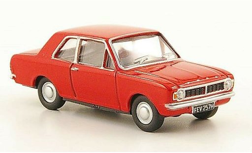 Ford Cortina MK2 1/76 Oxford MKII red diecast model cars