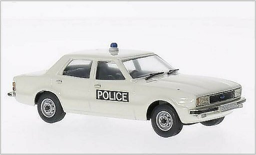 Ford Cortina Police 1/43 Brooklin MKIV Essex white 1976 diecast model cars