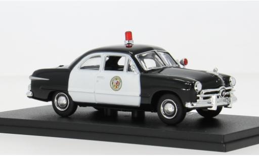 Diecast model cars Ford Custom Police 1949 Los Angeles Department 1/43 Greenlight
