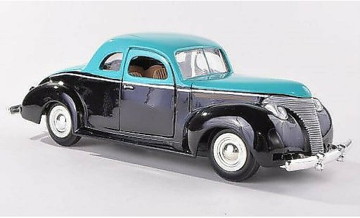 Ford Custom Berline 1/24 Motormax black/turquoise 1949 diecast model cars
