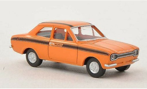Ford Escort Mexico 1/87 Wiking I orange/black diecast model cars