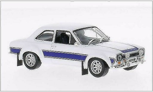 Ford Escort MK1 1/43 Greenlight I 2000 white/blue RHD 1974 diecast model cars